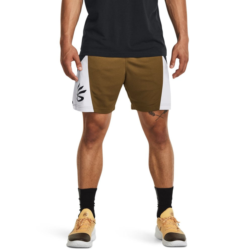 Under Armour Curry Splash Sports Shorts Men’s Brown Moderate