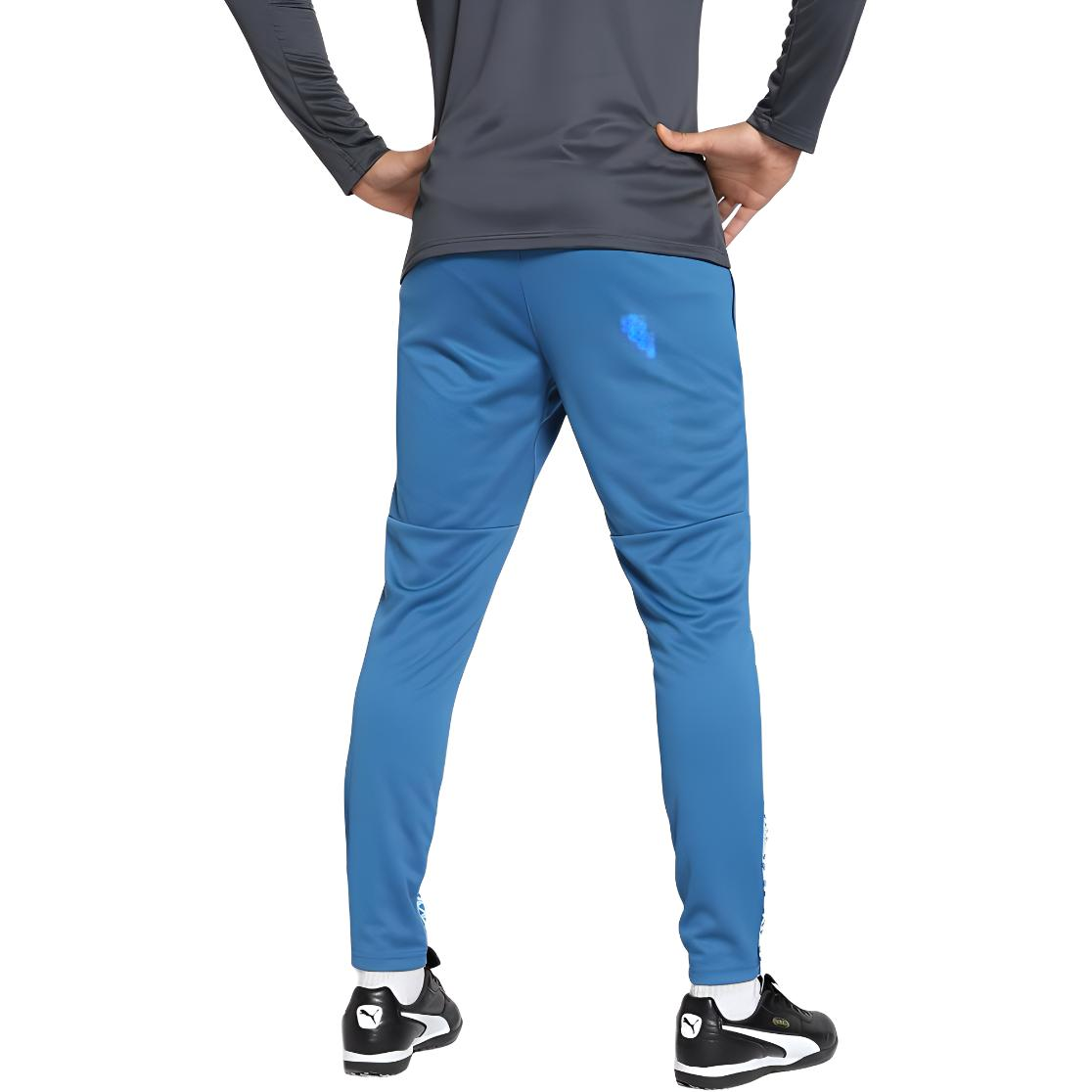 PUMA 2023 24 Manchester City Puma Pro Training Pants/Bottoms Soccer Bottom Unisex Blue