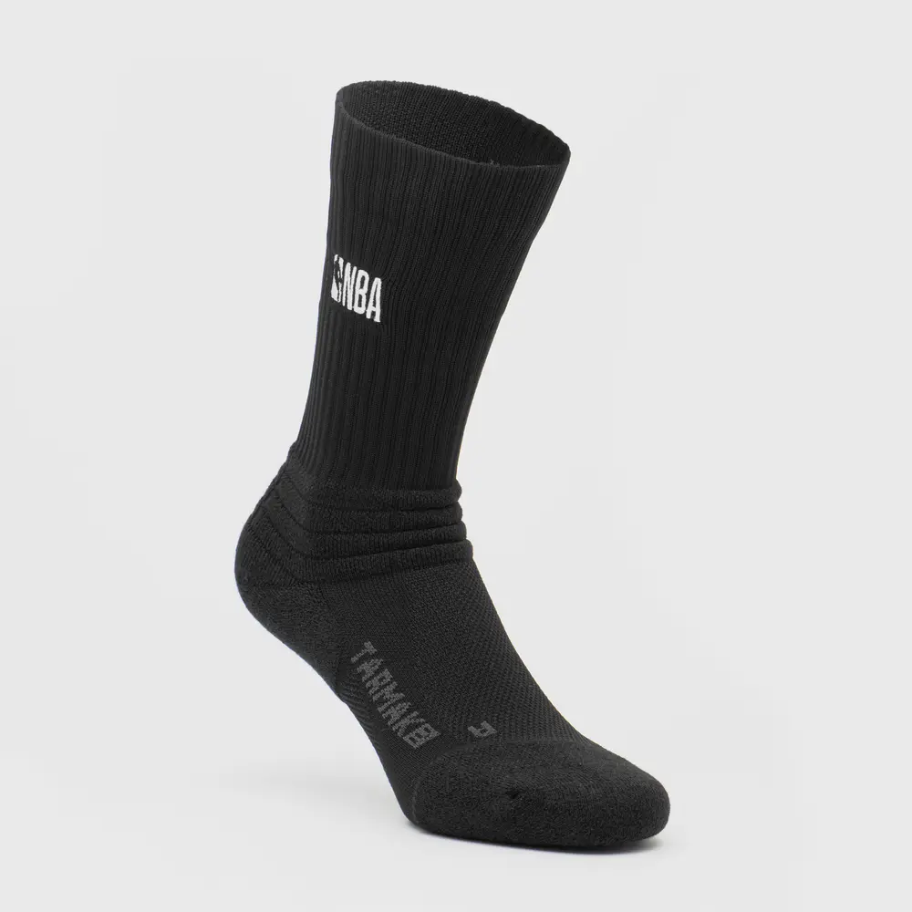 DECATHLON Crew Socks Unisex 2 Pack Black
