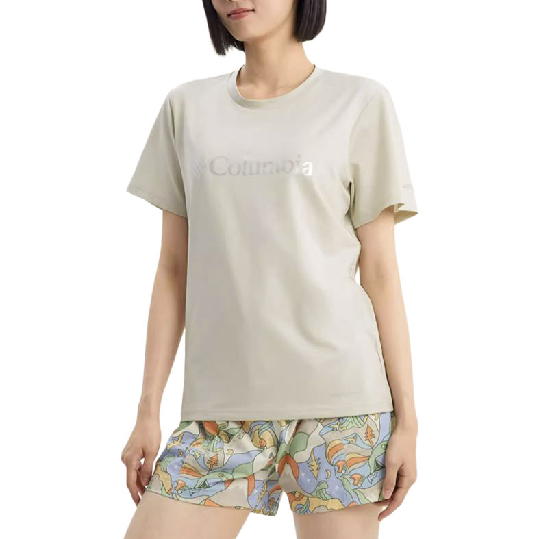 Columbia Quick Dry T Shirts Unisex Khaki