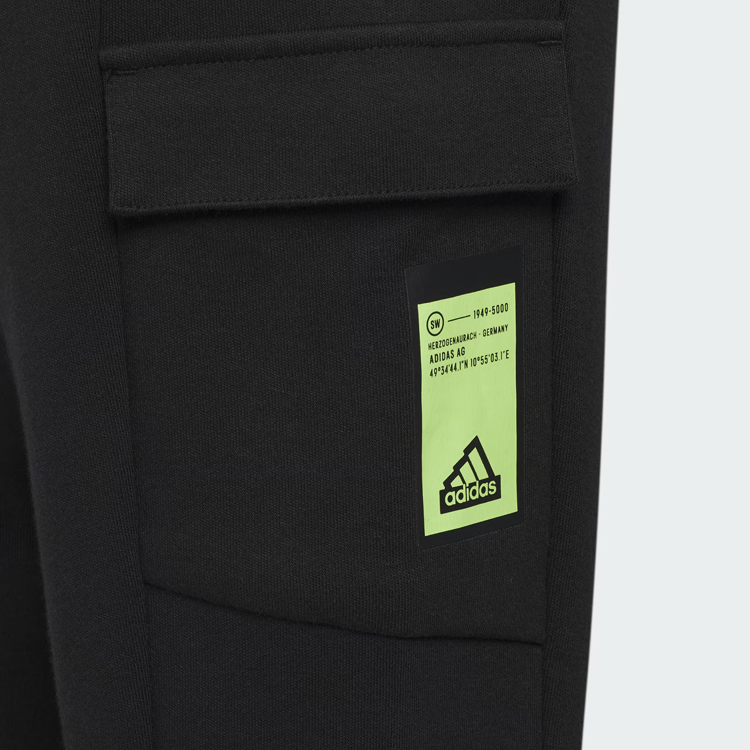 Брюки adidas Comfort Essentials Knit Pants (черные) — фото 3