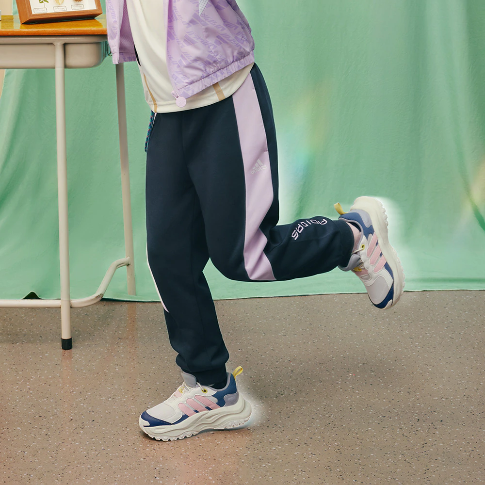 Детские штаны adidas AEROREADY EXPRESS KNIT JOGGERS (синий) — фото 3