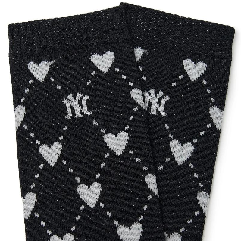 MLB Mid Calf Socks Unisex Black