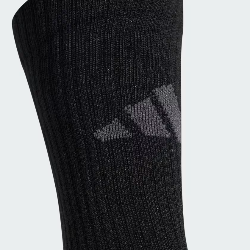 Adidas Crew Socks Unisex 3 Pack Black/Dark Gray