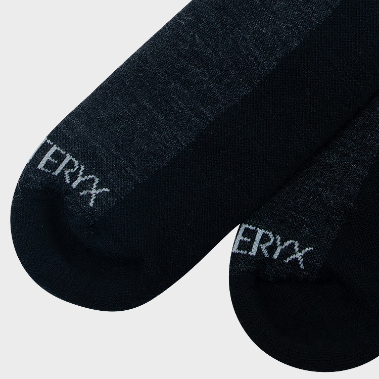 Arc’teryx MERINO WOOL LIGHTWEIGHT 3/4 Crew Socks Unisex 1 Pack Black