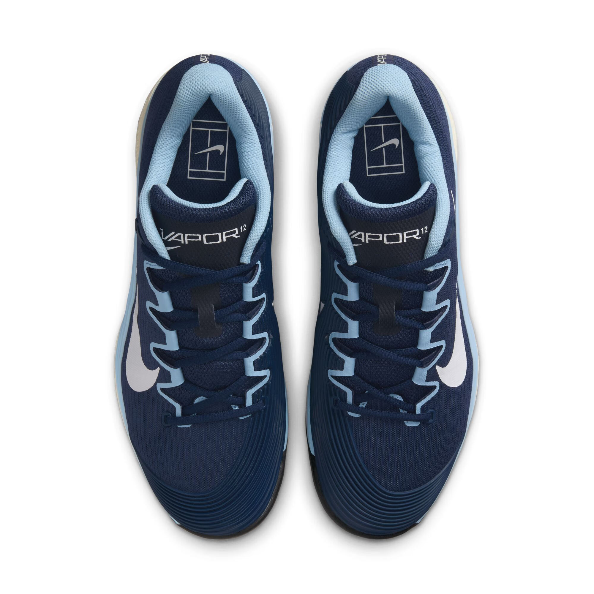 Nike Vapor 12 Low top Tennis Shoes Men’s Blue White