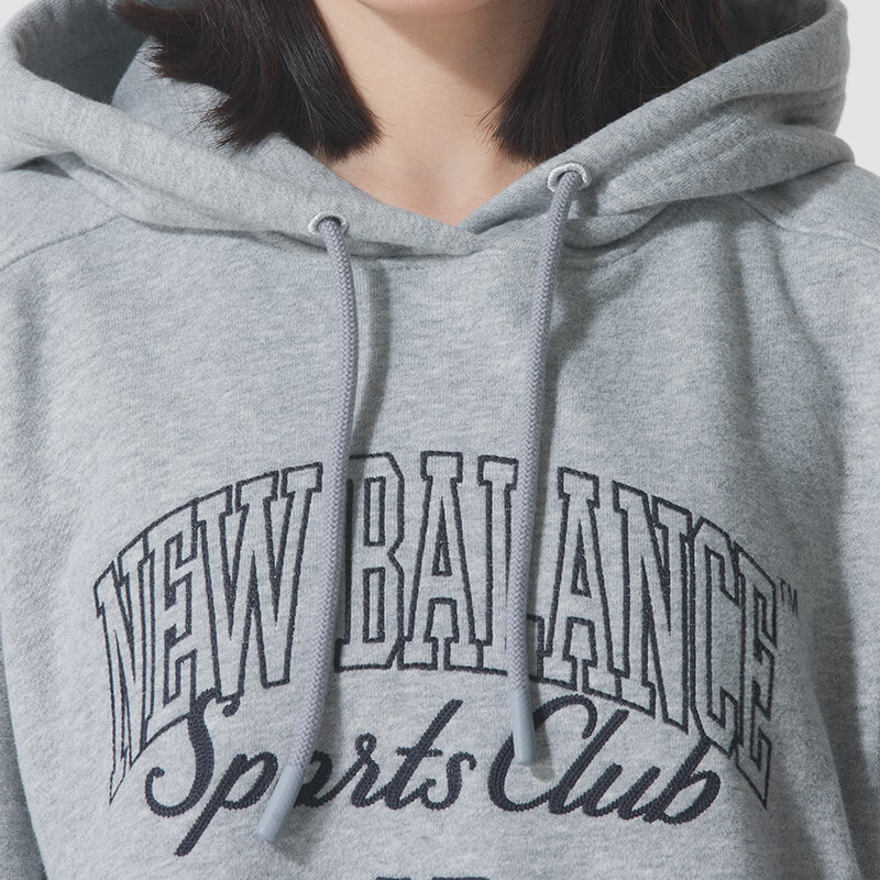 Женская толстовка New Balance (серая) — фото 5