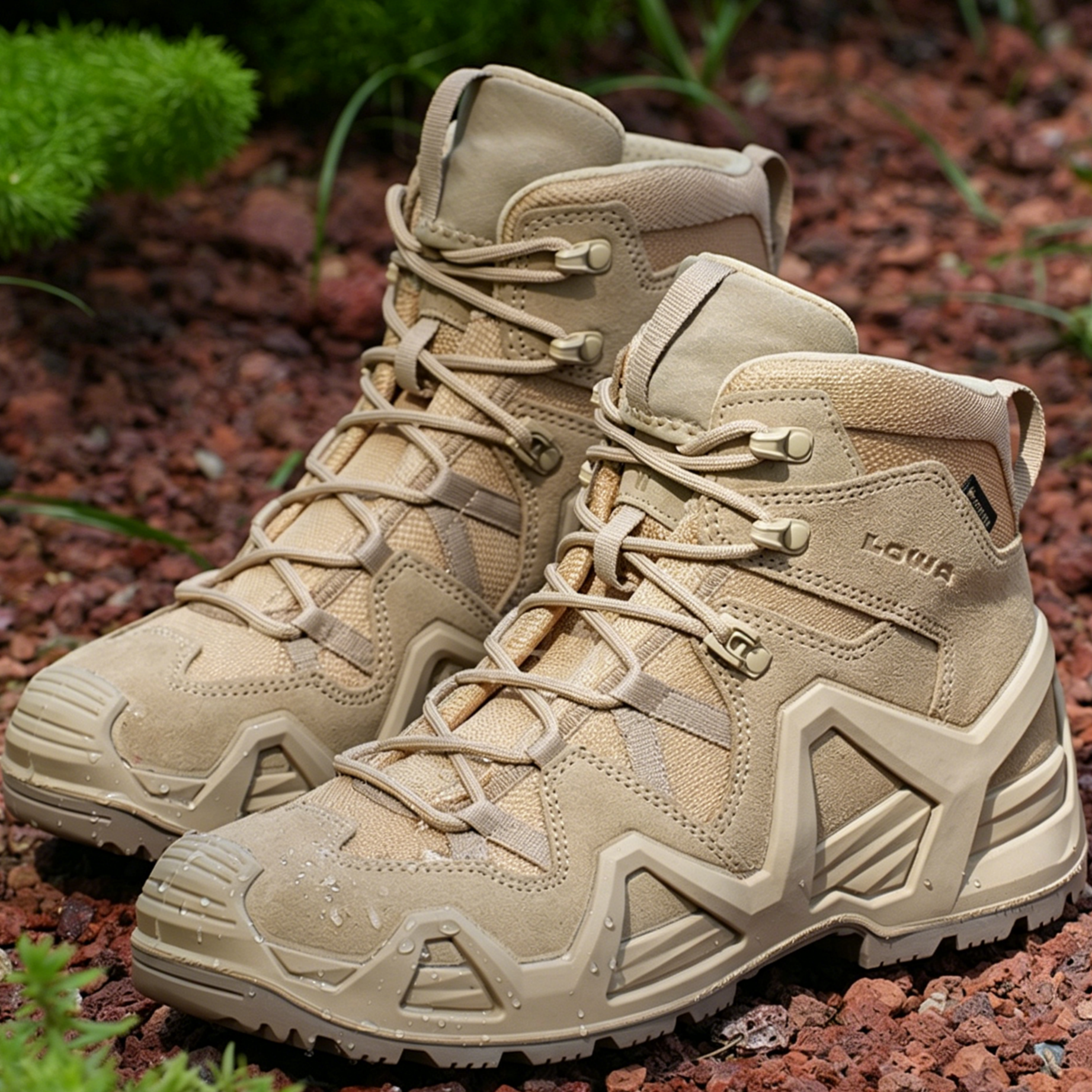 Lowa MK2 Zephyr Cushioning Slip Resistant Abrasion Resistant Waterproof And Breathable Mid top Mountaineering Shoes