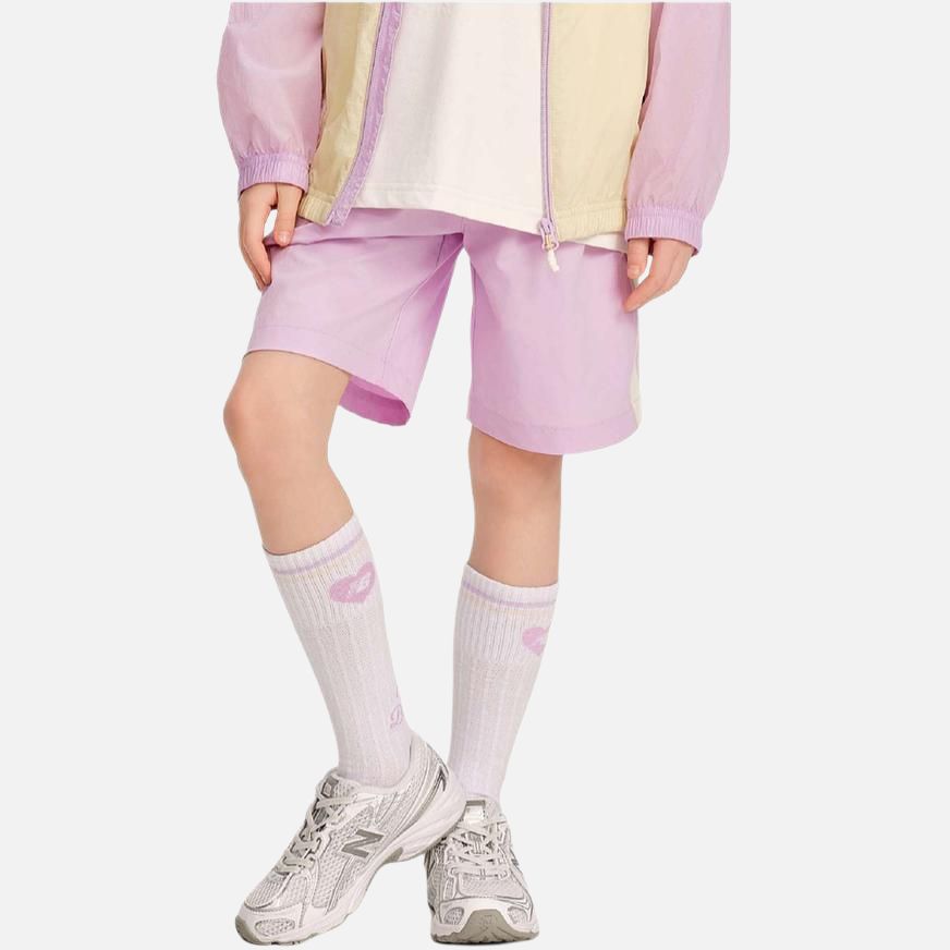 Детские шорты New Balance New Balance NB SS25 (сиреневые) — фото 3