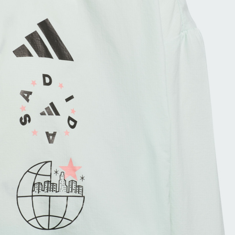 Женская куртка adidas / (зелено-черная) — фото 5