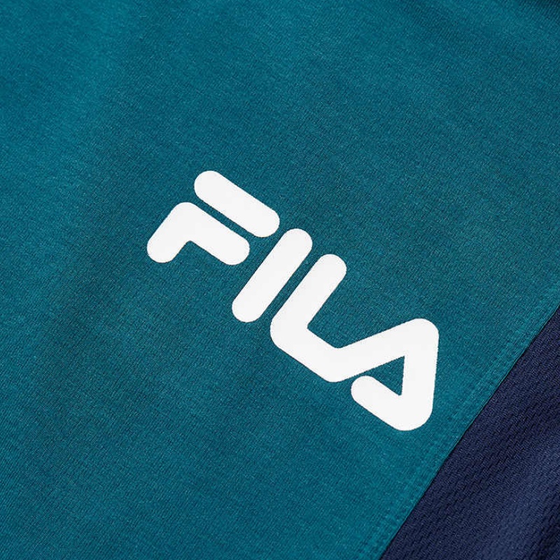 Мужская футболка Fila KIDST ORIGINALE (синяя) — фото 4