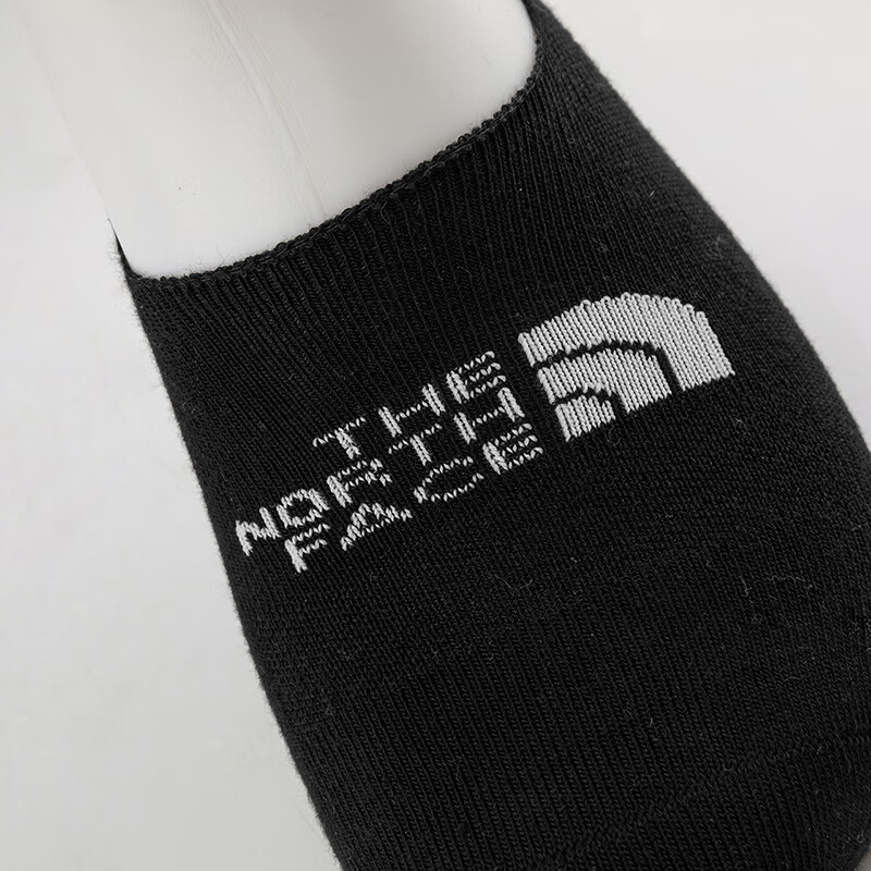 THE NORTH FACE No Show Socks Men’s 3 Pack Black/White/Khaki