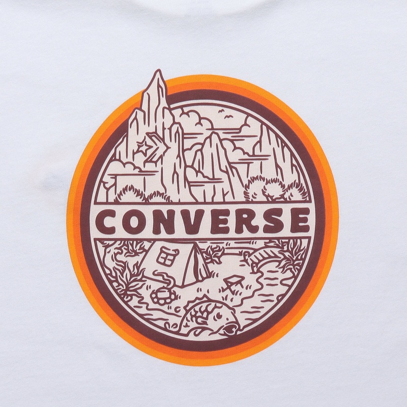 Футболка Converse (белая) — фото 4