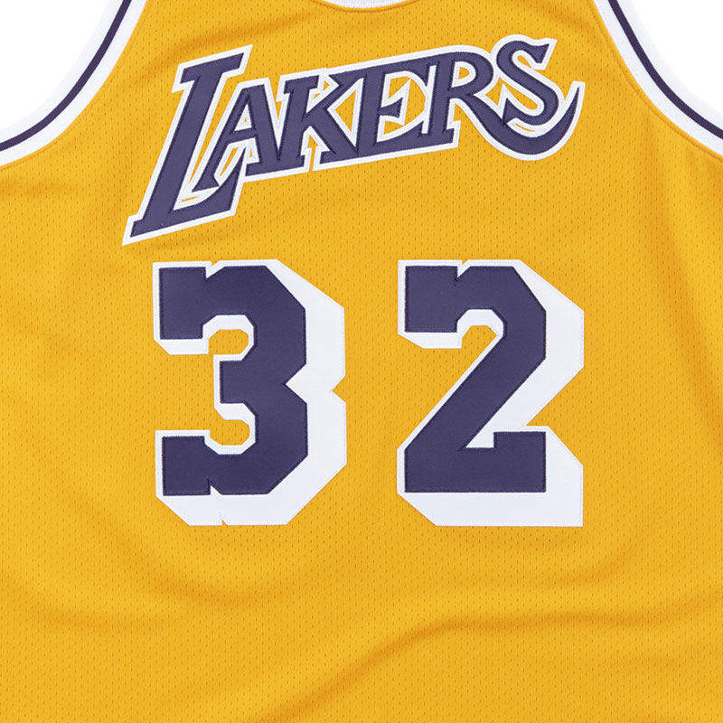 Mitchell Ness «NBA La Lakers 84 Magic Johnson» authentic home jersey