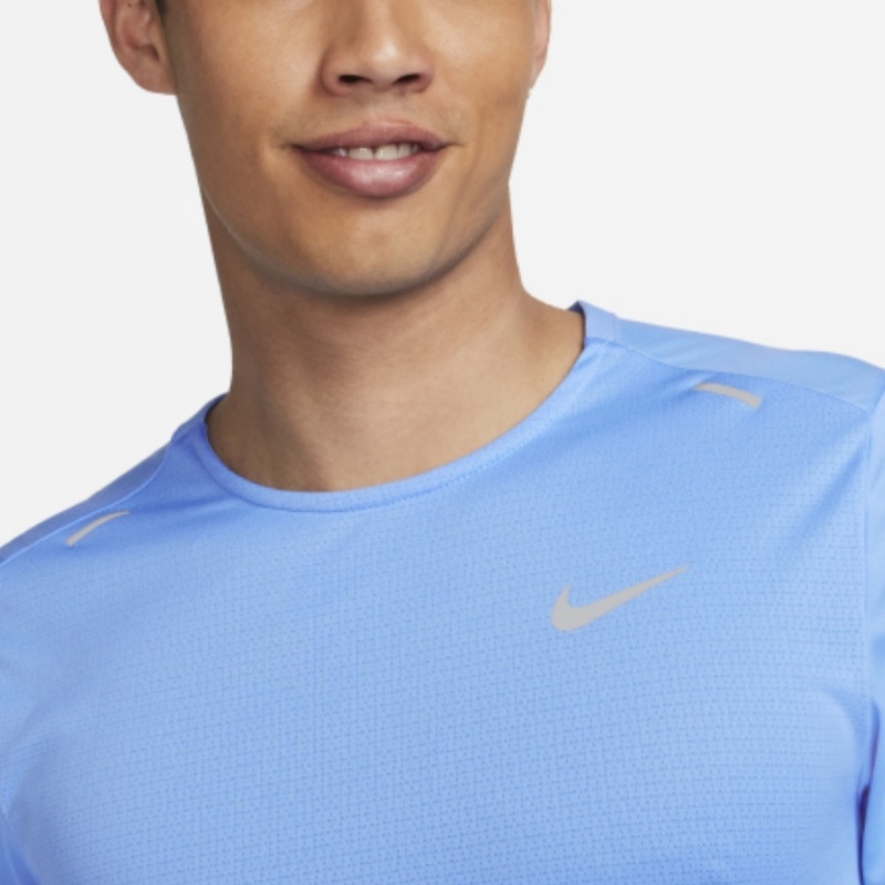 Nike Dri Fit Rise 365 Running T Shirt Men’s University Blue