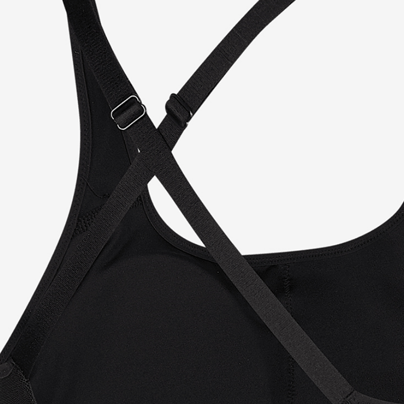Женская футболка-топ Nike Strappy (черная) — фото 3