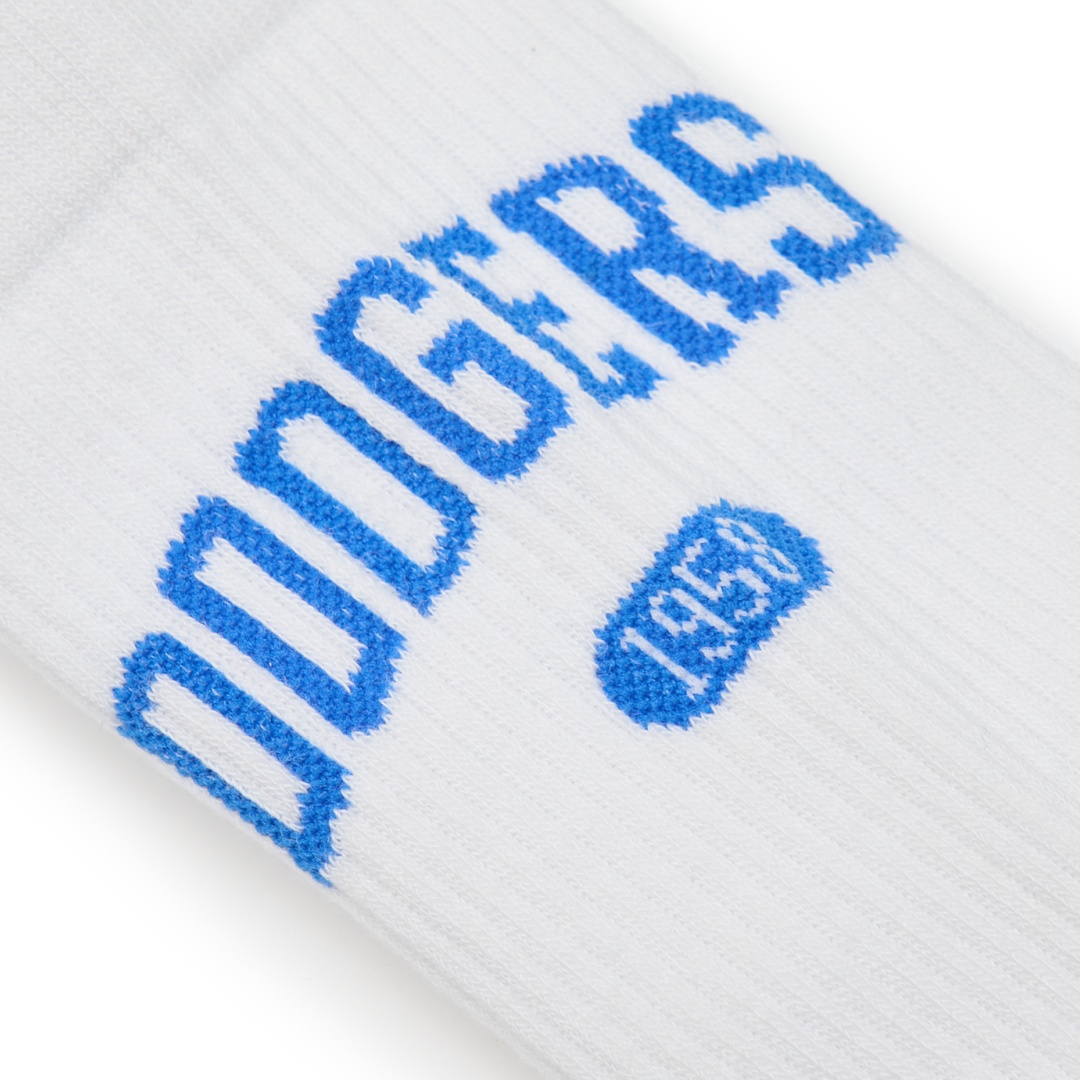 MLB Los Angeles Dodgers Crew Socks Unisex 1 Pack Light Blue