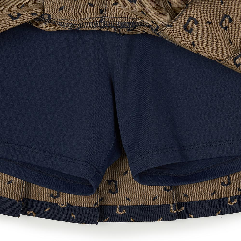 Детская юбка MLB KIDS Diamond Monogram Cleveland Guardians (военно-морской синий) — фото 4