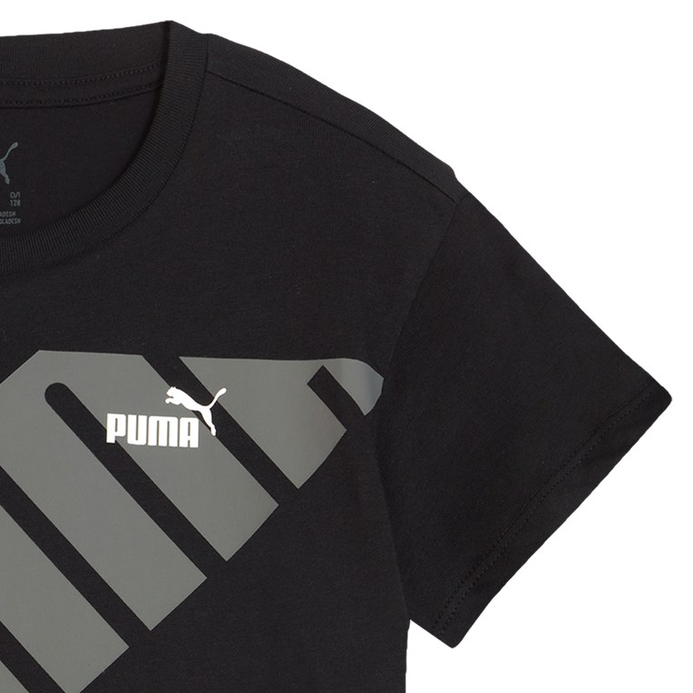 Женская футболка PUMA POWERSHORTST -01 (черная) — фото 3