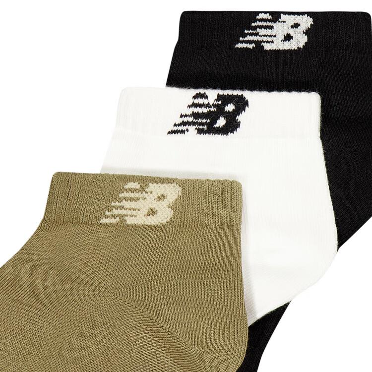 New Balance Ankle Socks Unisex 3 Pack Mixed Color