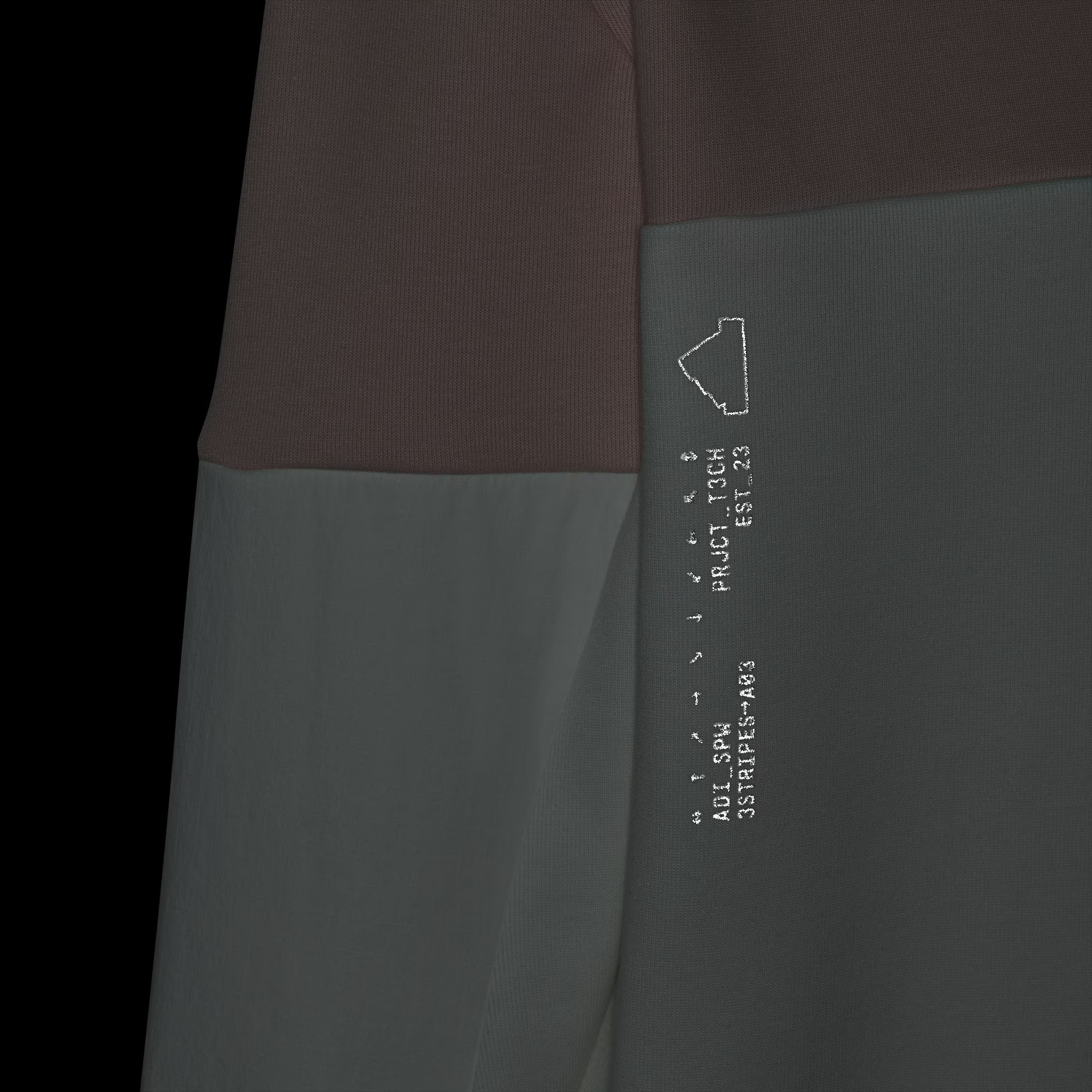 Детское худи adidas OUTDOOR SWEATSHIRT (песочно-белое) — фото 5