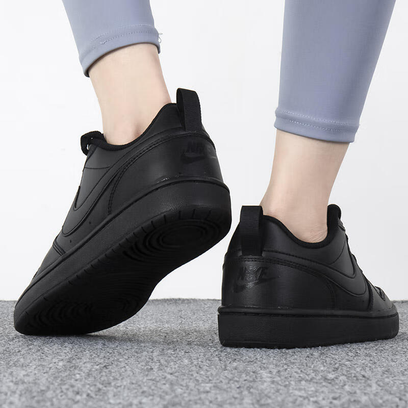 Кеды Nike NikeCourt Borough Low 2 (черные) — фото 5