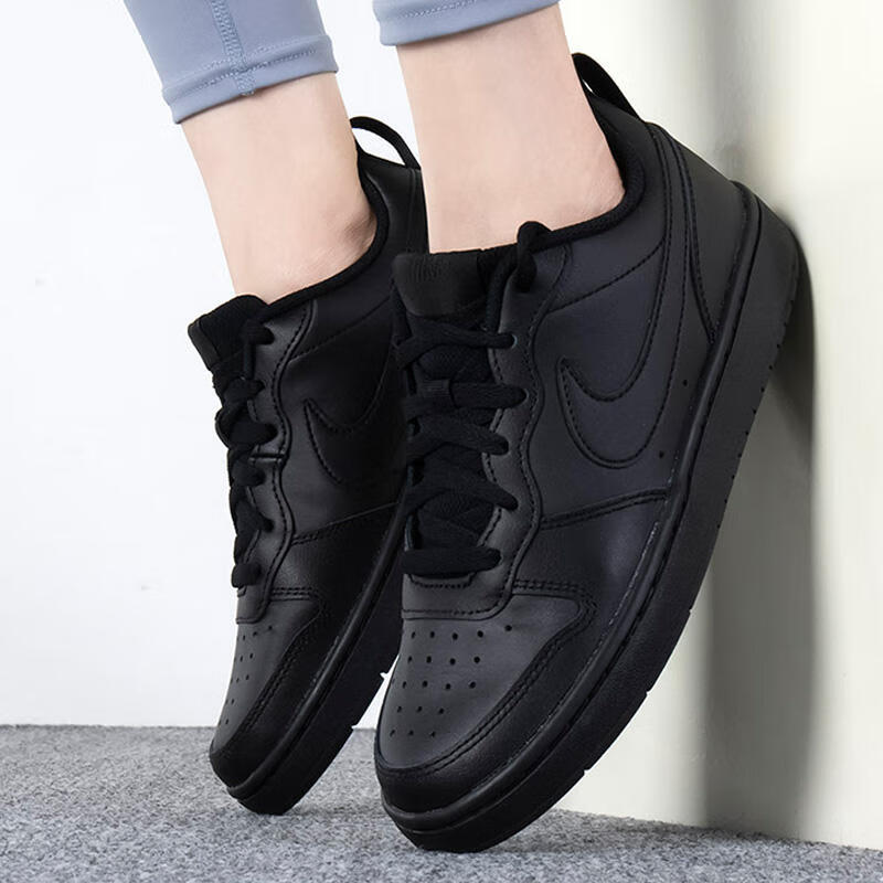 Кеды Nike NikeCourt Borough Low 2 (черные) — фото 4