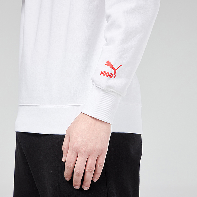 Мужская худи PUMA (белый) — фото 6