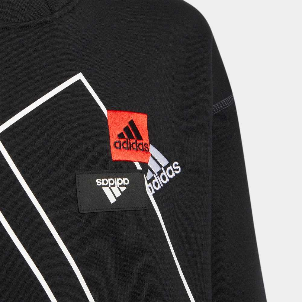 Худи adidas (черная) — фото 4