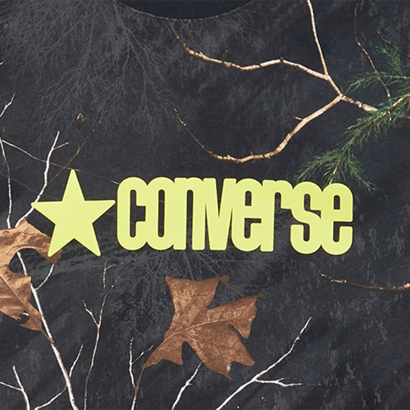 Мужское худи Converse Realtree (черно-камуфляжное) — фото 3