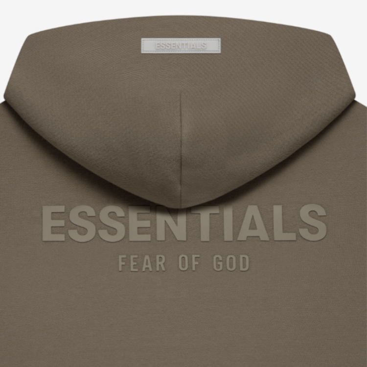 Мужская худи Fear of God Essentials (пшенично-коричневый) — фото 4