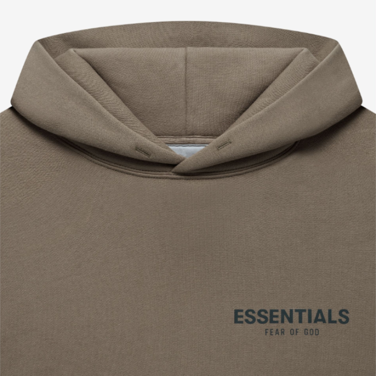 Мужская худи Fear of God Essentials (пшенично-коричневый) — фото 3