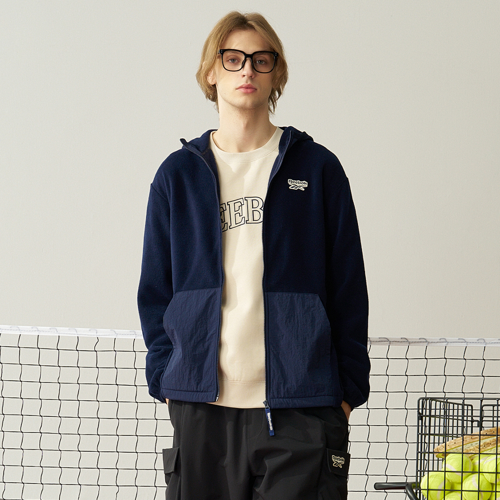 Куртка Reebok (темно-синяя) — фото 3