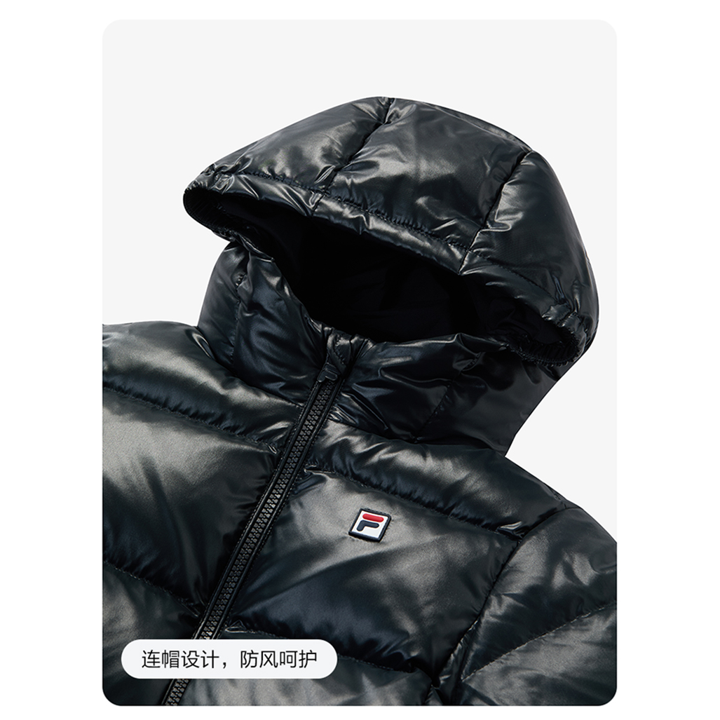 Куртка Fila KIDS ORIGINALE (угольно-черная) — фото 6