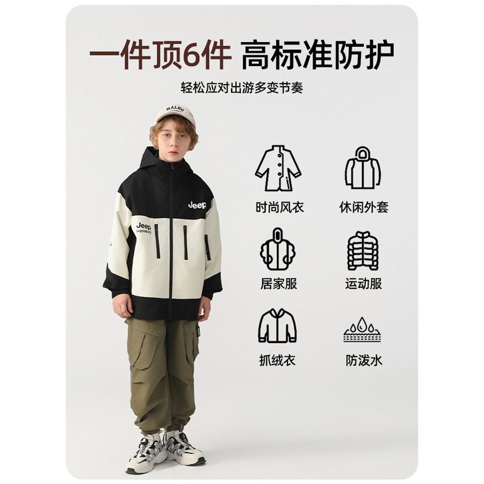Куртка Jeep 3-in-1 Jacket (сине-зеленая) — фото 30