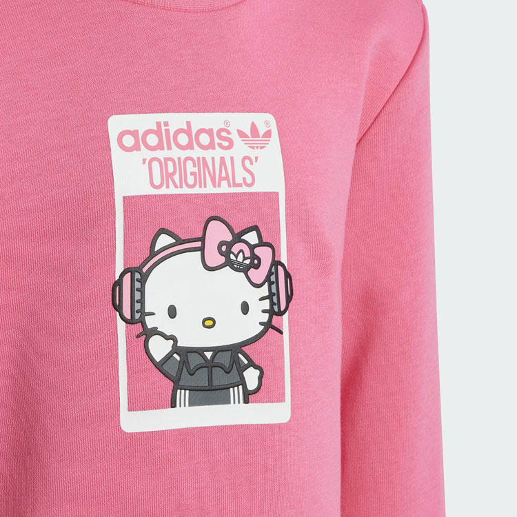 Женский костюм adidas originals x Hello Kitty/ HELLO KITTY CREW SET (розовый) — фото 3