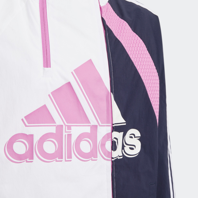 Женская куртка adidas Jk Wv Jkt (белая) — фото 4