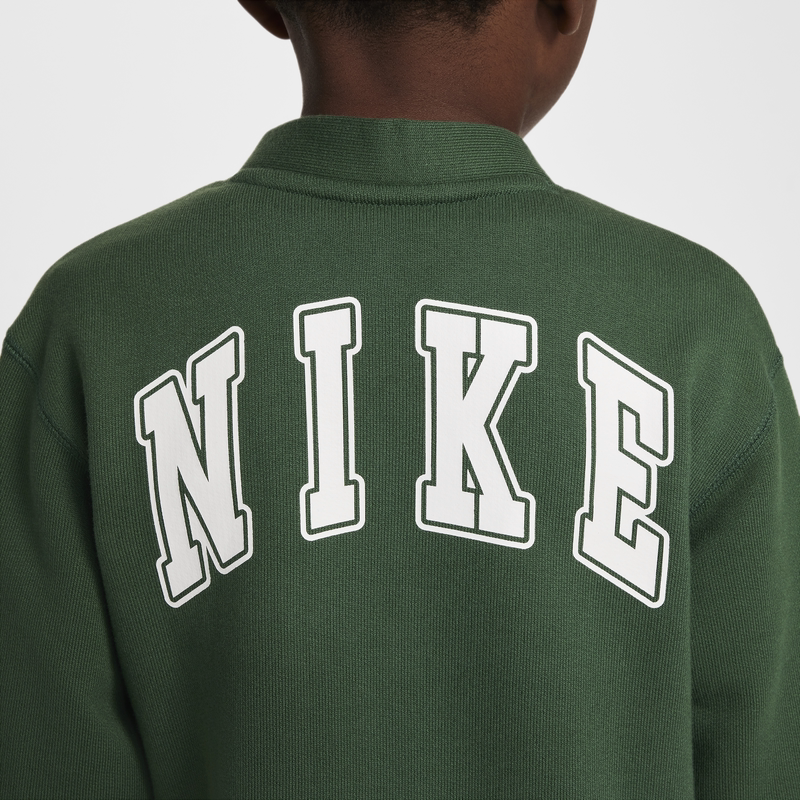Детская толстовка Nike SportswearClub Mini Me (зеленый) — фото 5