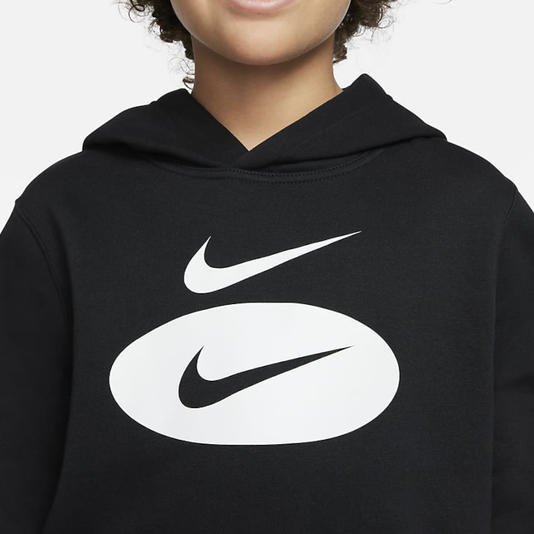 Детская толстовка Nike (черная) — фото 5