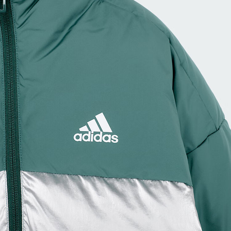 Детская куртка adidas (зеленая) — фото 4