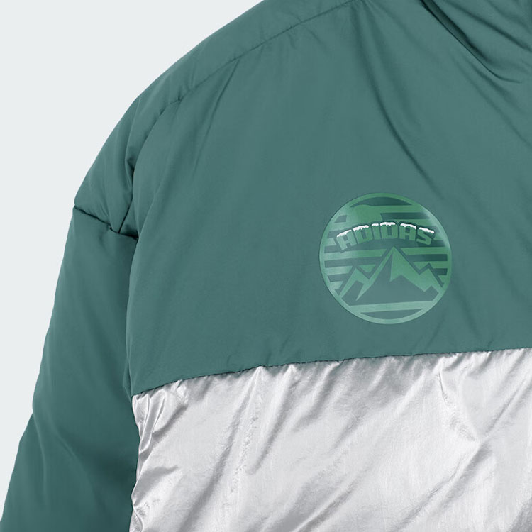 Детская куртка adidas (зеленая) — фото 3