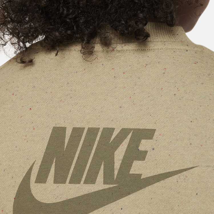 Мужская толстовка Nike Sportswear Icon Fleece Logo (коричневый) — фото 5