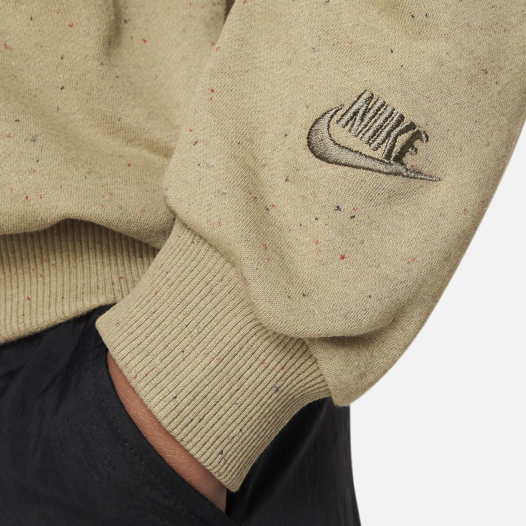 Мужская толстовка Nike Sportswear Icon Fleece Logo (коричневый) — фото 4