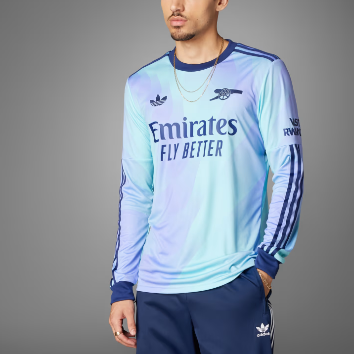 Adidas Originals Free Shipping With AdiClub Arsenal 24/25 Long Sleeve Third Jersey