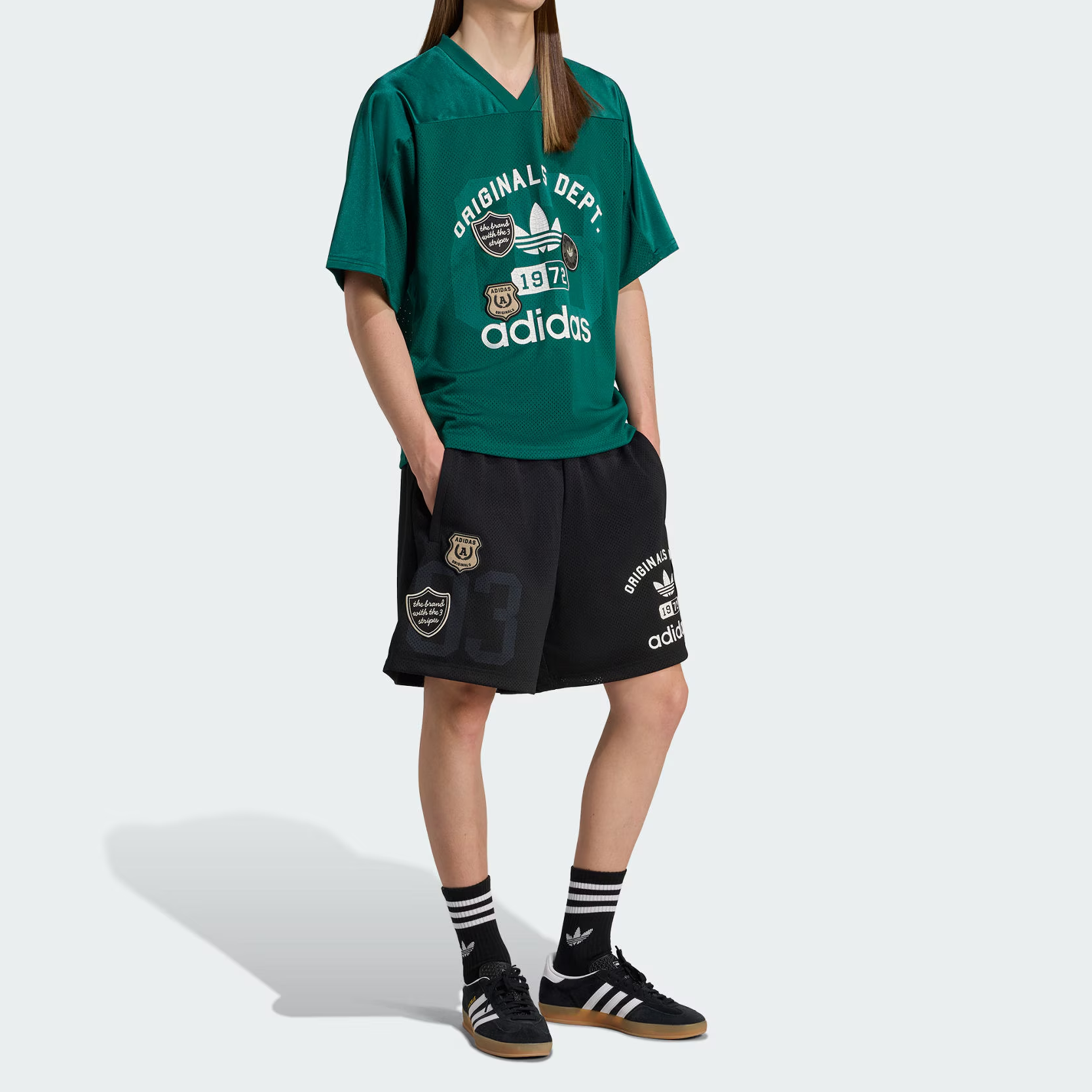 Adidas Originals trefoil-logo shorts