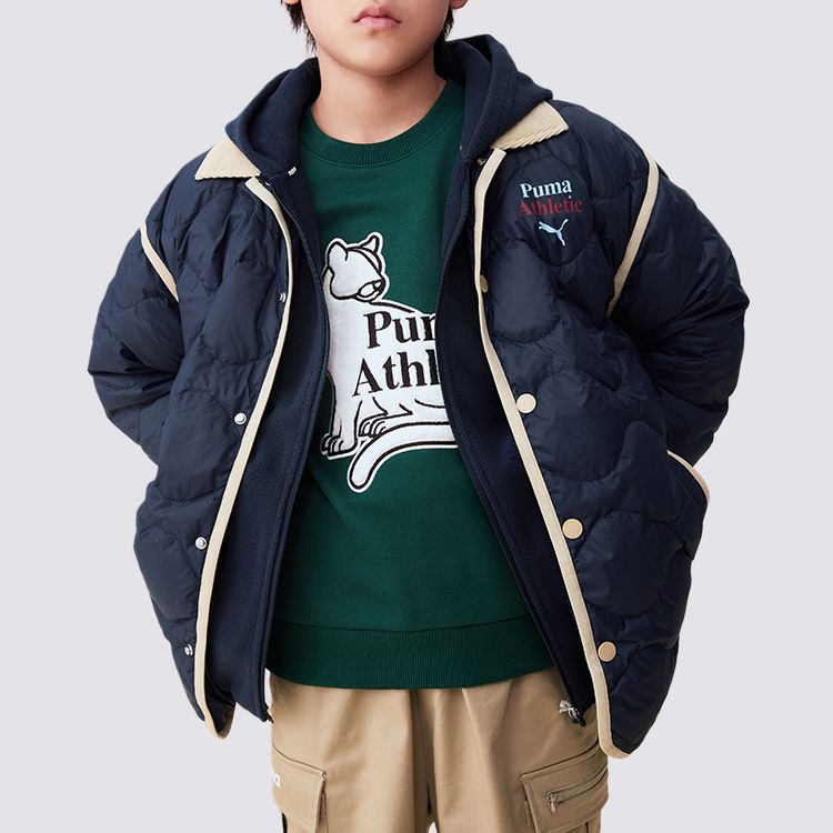 Куртка PUMA CLASSIC (синяя) — фото 4