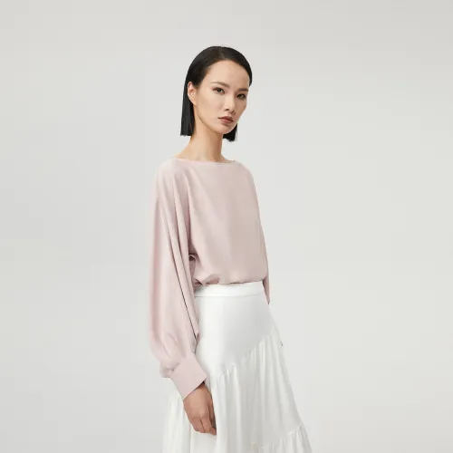 XUANZHIWU Wood Розовый Женские Рубашки