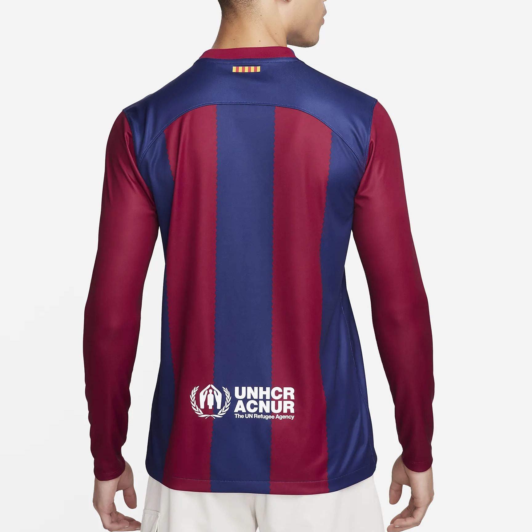 Nike FC Barcelona 2023/24 Stadium Home Soccer Jersey Men’s Dark Royal Blue/Noble Red/White