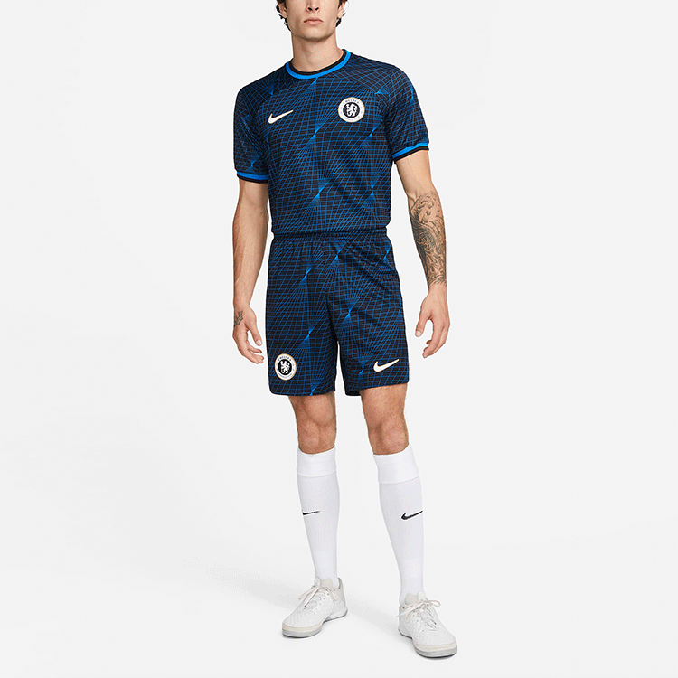 Nike Chelsea FC 2023/24 Stadium Away Soccer Bottom Men’s Soaring/White