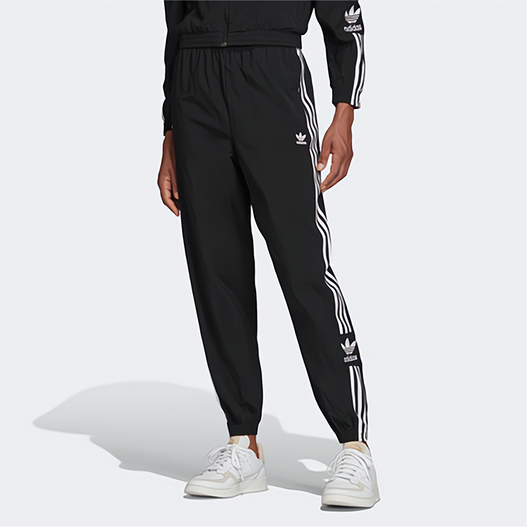 Женские спортивные штаны adidas originals Logo (черные) — фото 7
